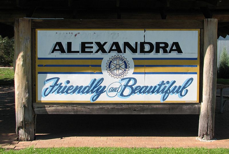 Alexandra sign
