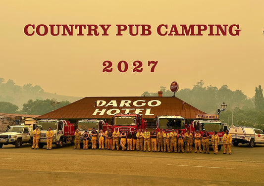 Pre-Order:  A4 2027 COUNTRY PUB CAMPING CALENDAR